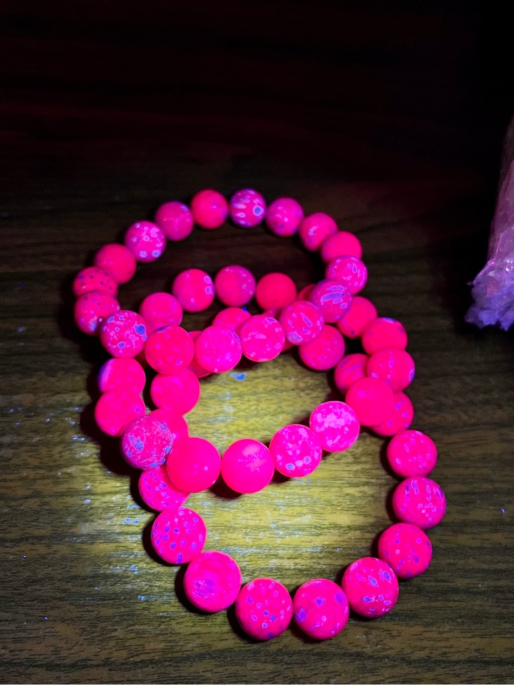 Genuine Ruby Beaded Bracelet – Deep Magenta Round Beads